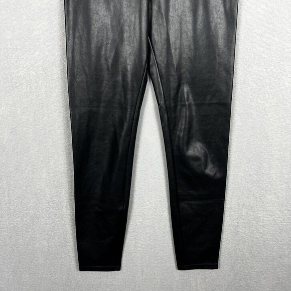Wilfred Free Daria Vegan Leather Leggings Small Black Pull On High Waisted - Picture 4 of 13